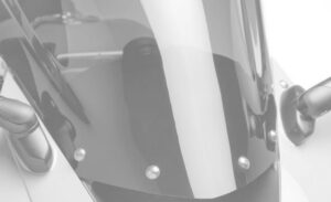 Šrouby PUIG SCREEN 0957A modrá M5 (6 ks s maticemi) pro BMW R 1250 RT 2019-2021