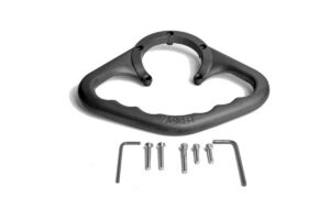 Držáky (madla) pro spolujezdce PUIG 4615N černý pro YAMAHA YZF-R1 2002-2014, YAMAHA YZF-R6 2004-2016