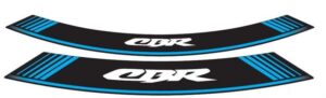 Linka na ráfek PUIG CBR 5524A modrá linky na ráfek - sada 8ks