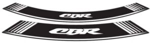 Linka na ráfek PUIG CBR 5524B bílá linky na ráfek - sada 8ks