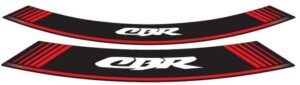 Linka na ráfek PUIG CBR 5524R červená linky na ráfek - sada 8ks