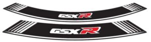 Linka na ráfek PUIG GSXR 5525B bílá linky na ráfek - sada 8ks