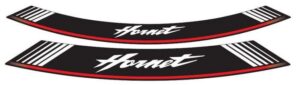 Linka na ráfek PUIG HORNET 5526P stříbrná linky na ráfek - sada 8ks pro HONDA CB 600 F Hornet (S ABS) 1998-2016, HONDA CB 900 F Hornet 2002-2006