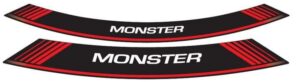 Linka na ráfek PUIG MONSTER 5527R červená linky na ráfek - sada 8ks