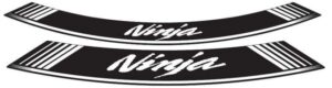 Linka na ráfek PUIG NINJA 5528B bílá linky na ráfek - sada 8ks