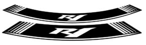 Linka na ráfek PUIG R1 5529B bílá linky na ráfek - sada 8ks pro YAMAHA YZF-R1 1999-2024