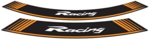 Linka na ráfek PUIG RACING 5531T oranžová linky na ráfek - sada 8ks