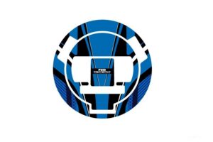 Ochranné nálepky na víčko nádrže PUIG RADIKAL 6300A modrá pro BMW M 1000 R 2023-2026