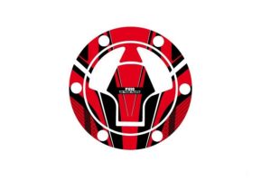 Ochranné nálepky na víčko nádrže PUIG RADIKAL 6314R červená pro KAWASAKI Ninja 250 R 2008-2012, KAWASAKI EX Ninja 300 2013-2018