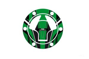 Ochranné nálepky na víčko nádrže PUIG RADIKAL 6314V zelená pro KAWASAKI Ninja 250 R 2008-2012, KAWASAKI EX Ninja 300 2013-2018