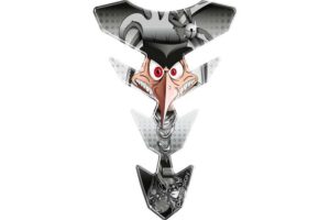 Tankpad PUIG JOKER 6496U šedá pro BMW R 1250 RT 2019-2020, KTM Duke 790 2018-2026