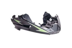 Spoiler motoru PUIG 6507C karbonový vzhled včetně samolepek pro KAWASAKI Z 800 2013-2017
