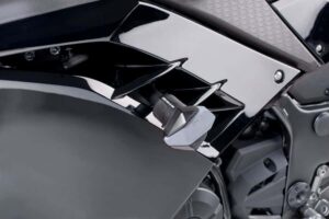 Pádové protektory rámu PUIG R12 6562N černý s šedou gumou pro KAWASAKI EX Ninja 300 2013-2017
