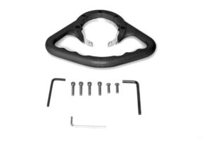 Držáky (madla) pro spolujezdce PUIG 6742N černý pro KAWASAKI Ninja 250 R 2008-2012, KAWASAKI EX Ninja 300 2013-2015