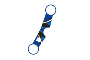 Ochranné nálepky na "brýle" PUIG RADIKAL 6916A modrá pro YAMAHA YZF-R 125 2014-2018, YAMAHA MT 125 2014-2018