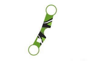 Ochranné nálepky na "brýle" PUIG RADIKAL 6916V zelená pro YAMAHA YZF-R 125 2014-2018, YAMAHA MT 125 2014-2018