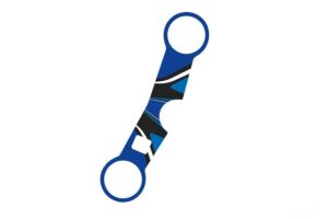 Ochranné nálepky na "brýle" PUIG RADIKAL 6937A modrá pro SUZUKI GSX-R 1000 2001-2002