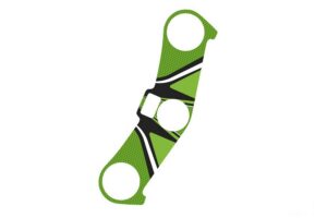 Ochranné nálepky na "brýle" PUIG RADIKAL 6945V zelená pro KAWASAKI ZX-6R 636 Ninja (<2006) 2003-2004