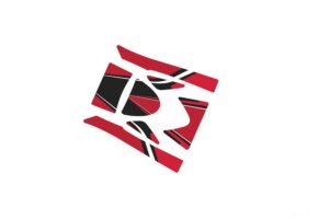Ochranné nálepky na "brýle" PUIG RADIKAL 6955R červená pro KAWASAKI ER-6n 650 2012-2016, KAWASAKI ER-6f 650 2012-2016