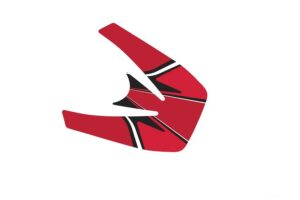 Ochranné nálepky na "brýle" PUIG RADIKAL 6987R červená pro APRILIA Shiver 750 2007-2016