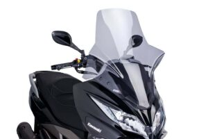 Plexi štít PUIG V-TECH LINE TOURING 7020H kouřová pro KAWASAKI J 300 2014-2019, KAWASAKI J 125 2015-2021