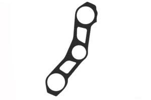 Ochranné nálepky na "brýle" PUIG NAKED 7410U šedá pro KAWASAKI ZX-10R / RR Ninja 1000 2011-2015