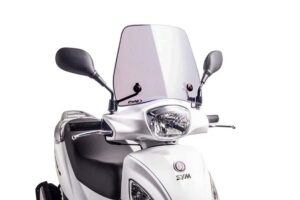 Plexi štít PUIG TRAFIC 7546H kouřová pro SYM Symphony ST 125 2009-2011