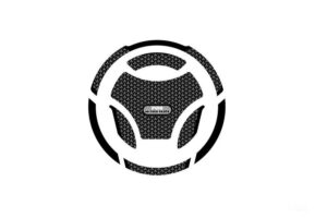 Ochranné nálepky na víčko nádrže PUIG NAKED 7583U šedá pro YAMAHA YZF-R 125 2014-2018, YAMAHA MT 125 2014-2018