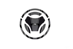Ochranné nálepky na víčko nádrže PUIG RADIKAL 7584U šedá pro YAMAHA YZF-R 125 2014-2018, YAMAHA MT 125 2014-2018