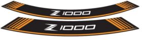 Linka na ráfek PUIG Z1000 7590T oranžová linky na ráfek - sada 8ks