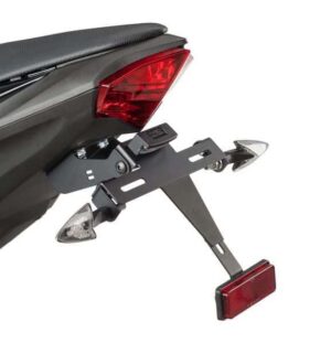 Nastavitelný držák SPZ PUIG 7788N černý pro KAWASAKI Z 125 2019-2024, KAWASAKI Ninja 125 2019-2023