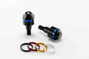 Závažíčka řidítek PUIG SHORT WITH RING 8016N včetně barevných kroužků pro BMW C 600 Sport 2012-2015, BMW C 650 GT 2012-2017