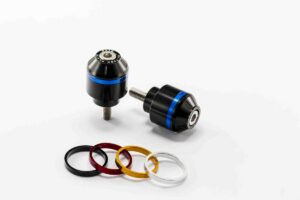 Závažíčka řidítek PUIG SHORT WITH RING 8017N včetně barevných kroužků pro BMW F 800 GT 2013-2018