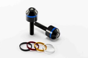 Závažíčka řidítek PUIG SHORT WITH RING 8021N včetně barevných kroužků pro BMW R 1200 Nine T 2013-2026, BMW R 12 2024-2025