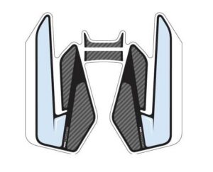 Tankpad PUIG SPECIFIC 8438C karbonový vzhled s boční částí pro YAMAHA MT-07 700 2014-2020