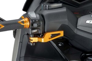 Páka parkovací brzdy PUIG 8500O zlatá pro YAMAHA XP 530 T-MAX 2012-2018