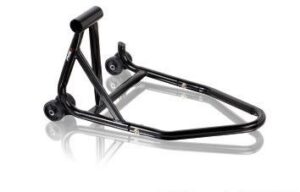 Zadní stojánek PUIG 8509N černý na letmo uložené kolo – levá strana pro DUCATI Diavel 1200 2011-2018, TRIUMPH Speed Triple 1200 RS 2021-2025