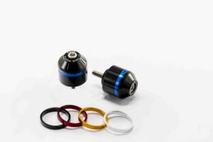 Závažíčka řidítek PUIG SHORT WITH RING 8863N včetně barevných kroužků pro YAMAHA MT-03 320 2016-2026