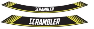 Linka na ráfek PUIG SCRAMBLER 9134G žlutá linky na ráfek - sada 8ks