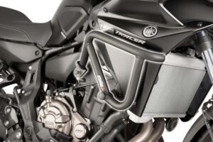 Ochranné rámy motoru PUIG 9206N d 25mm černý pro YAMAHA MT-07 Tracer / Tracer 700 2016-2019