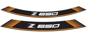 Linka na ráfek PUIG Z650 9290T oranžová linky na ráfek - sada 8ks
