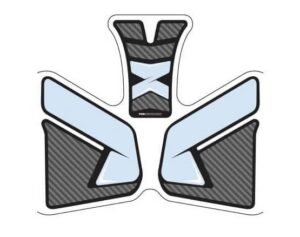 Tankpad PUIG SPECIFIC 9297C karbonový vzhled s boční částí pro KAWASAKI Z 650 2017-2025