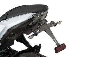 Nastavitelný držák SPZ PUIG 9353N černý pro KAWASAKI Z 650 2017-2026, KAWASAKI Ninja 650 2017-2026