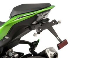 Nastavitelný držák SPZ PUIG 9388N černý pro KAWASAKI Z 900 2017-2024, KAWASAKI Z 900 SE 2022-2024