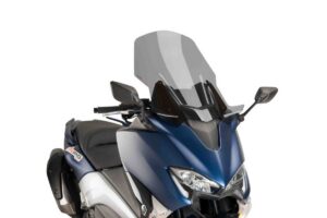 Plexi štít PUIG V-TECH LINE TOURING 9424F tmavá kouřová pro YAMAHA XP 560 T-MAX 2020-2021