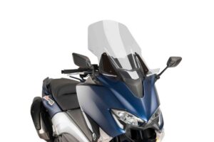 Plexi štít PUIG V-TECH LINE TOURING 9424H kouřová pro YAMAHA XP 530 T-MAX 2017-2019, YAMAHA XP 560 T-MAX 2020-2021