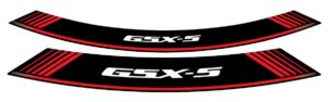 Linka na ráfek PUIG GSXS 9442R červená linky na ráfek - sada 8ks