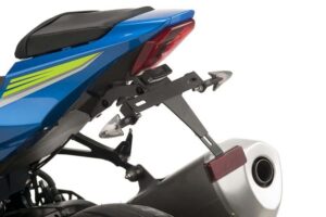 Nastavitelný držák SPZ PUIG 9451N černý pro SUZUKI GSX-R 1000 R / RZ 2017-2021