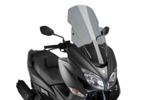 Plexi štít PUIG V-TECH LINE TOURING 9973H kouřová pro SUZUKI AN 400 Burgman 2017-2026