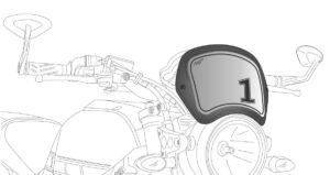 Náhradní PUIG FRONTAL PLATE 9229C karbonový vzhled